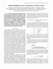 Research paper thumbnail of Design Methodology for Power-Constrained Low Noise RF Circuits