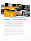 Research paper thumbnail of House, Negotiation on Settlement, The Modulor Group