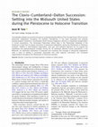 Research paper thumbnail of The Clovis-Cumberland-Dalton Succession: Settling into the Midsouth United States during the Pleistocene-to-Holocene Transition.pdf