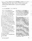 Research paper thumbnail of Teaching Teens to Cope: Coping Skills Training for Adolescents With Insulin-Dependent Diabetes Mellitus