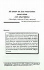 Research paper thumbnail of Artículo en revista arbitrada LOGOI, UCAB. "El amor en las relaciones concretas con el prójimo en el Ser y la Nada. Ontología y ética en El Ser y la Nada". pdf