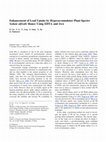 Research paper thumbnail of Enhancement of Lead Uptake by Hyperaccumulator Plant Species Sedum alfredii Hance Using EDTA and IAA