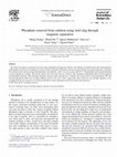 Research paper thumbnail of Phosphate removal from solution using steel slag through magnetic separation