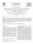 Research paper thumbnail of Effect of pH on anoxic sulfide oxidizing reactor performance