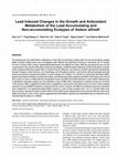 Research paper thumbnail of Lead Induced Changes in the Growth and Antioxidant Metabolism of the Lead Accumulating and Non-accumulating Ecotypes of Sedum alfredii