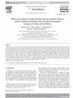 Research paper thumbnail of Effects of cadmium on ultrastructure and antioxidative defense system in hyperaccumulator and non-hyperaccumulator ecotypes of Sedum alfredii Hance