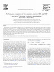 Research paper thumbnail of Performance comparison of two anammox reactors: SBR and UBF