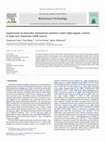 Research paper thumbnail of Suppression of anaerobic ammonium oxidizers under high organic content in high-rate Anammox UASB reactor