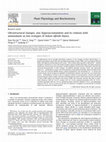 Research paper thumbnail of Ultrastructural changes, zinc hyperaccumulation and its relation with antioxidants in two ecotypes of Sedum alfredii Hance