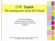 Research paper thumbnail of 다독 Dadok The missing piece of the ELT Puzzle