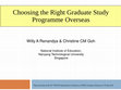 Research paper thumbnail of Choosing the Right Graduate Study Programme Overseas