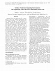 Research paper thumbnail of Grids as production computing environments: the engineering aspects of NASA's Information Power Grid