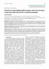 Research paper thumbnail of Prion-derived copper-binding peptide fragments catalyze the generation of superoxide anion in the presence of aromatic monoamines