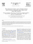 Research paper thumbnail of Three-dimensional adaptive optics ultrahigh-resolution optical coherence tomography using a liquid crystal spatial light modulator