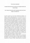 Research paper thumbnail of Ernst Kirsten Gesellschaft. Sociedad Internacional para el estudio de la Geografía Histórica del Mundo Antiguo. Eichstätt 2017