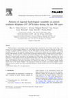 Research paper thumbnail of Patterns of regional hydrological variability in central-southern Altiplano (18°–26°S) lakes during the last 500 years