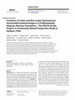 Research paper thumbnail of Incidence of Lobar and Non-Lobar Spontaneous Intracerebral Haemorrhage in a Predominantly Hispanic-Mestizo Population – The PISCIS Stroke Project: A Community-Based Prospective Study in Iquique, Chile