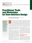 Research paper thumbnail of Practitioner Tools and Workstyles for User-Interface Design