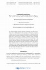 Research paper thumbnail of Communal Democracy: The Social Contract and Confederalism in Rojava