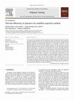 Research paper thumbnail of Thermal diffusivity of polymers by modified angström method