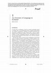 Research paper thumbnail of An Overview of Language in Scotland (2014)