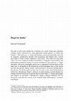 Research paper thumbnail of Hegel in India