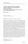 Research paper thumbnail of “American Christians and Islam: evangelical culture and Muslims from the colonial period to the age of terrorism”