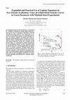 Research paper thumbnail of Expanded and Practical Use of Logistic Equations in Eco-Toxicity Evaluation: Cases of Lethal Metal Toxicity Curves in Green Paramecia with Minimal-Sized Experiments