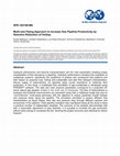 Research paper thumbnail of Multi-size Piping Approach to Increase Gas Pipeline Productivity by Selective Reduction of Holdup