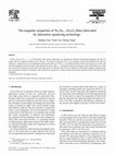 Research paper thumbnail of The magnetic properties of Ni x Zn 1− x Fe 2O 4 films fabricated by alternative sputtering technology