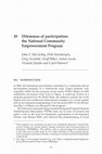 Research paper thumbnail of Dilemmas of Participation: The National Community Empowerment Program