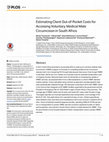 Research paper thumbnail of Estimating Client Out-of-Pocket Costs for Accessing Voluntary Medical Male Circumcision in South Africa