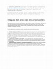 Research paper thumbnail of Procesos de produccion