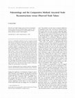 Research paper thumbnail of Paleontology and the Comparative Method: Ancestral Node Reconstructions versus Observed Node Values