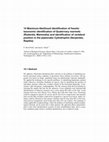 Research paper thumbnail of Maximum-likelihood identification of fossils: taxonomic identification of Quaternary marmots (Rodentia, Mammalia) and identification of vertebral position in the pipesnake Cylindrophis (Serpentes, Reptilia