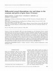 Research paper thumbnail of Differential sexual dimorphism: size and shape in the cranium and pelvis of grey foxes (Urocyon