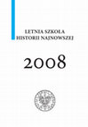 Research paper thumbnail of LETNIA SZKOŁA HISTORII NAJNOWSZEJ 2008