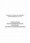 Research paper thumbnail of Toponyme der mittelassyrischen Texte: Der Westen des mittelassyrischen Reiches. Matériaux pour l’étude de la Toponymie et de la Topographie I/2 (Paris: SÉPOA, 2016). (zusammen mit E. Cancik-Kirschbaum)