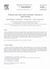 Research paper thumbnail of Prediction and control under uncertainty: Outcomes in angel investing