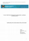 Research paper thumbnail of Toward a Unified Vision of Professional Counselling Identity: A preliminary Australian perspective