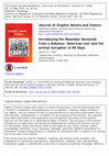 Research paper thumbnail of Introducing the Rwandan Genocide from a Distance: American Noir and the Animal Metaphor in 99 Days