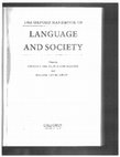 Research paper thumbnail of Introduction--Language and Society: A Critical Poststructuralist Perspective