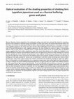 Research paper thumbnail of Optical evaluation of the shading properties of climbing fern Lygodium japonicum used as a thermal buffering green wall plant