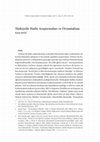 Research paper thumbnail of Türkiye'de Hadis Araştırmaları ve Oryantalizm