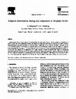 Research paper thumbnail of Adaptive determinism during salt-adaptation in Sorghum bicolor - BioSystcms 36 (1995) 71-77