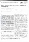 Research paper thumbnail of Induced variability during the process of adaptation in sorghum bicolor