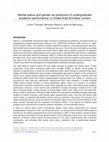 Research paper thumbnail of Marital status and gender as predictors of undergraduate academic performance: a United Arab Emirates context