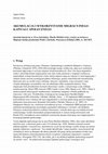 Research paper thumbnail of Akumulacja i wykorzystanie migracyjnego kapitału społecznego [Accumulation and use of migration social capital],[in:] E