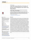 Research paper thumbnail of Lead (Pb) Isotope Baselines for Studies of Ancient Human Migration and Trade in the Maya Region