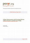 Research paper thumbnail of Urban Governance and Turning African Cities Around: Luanda Case Study